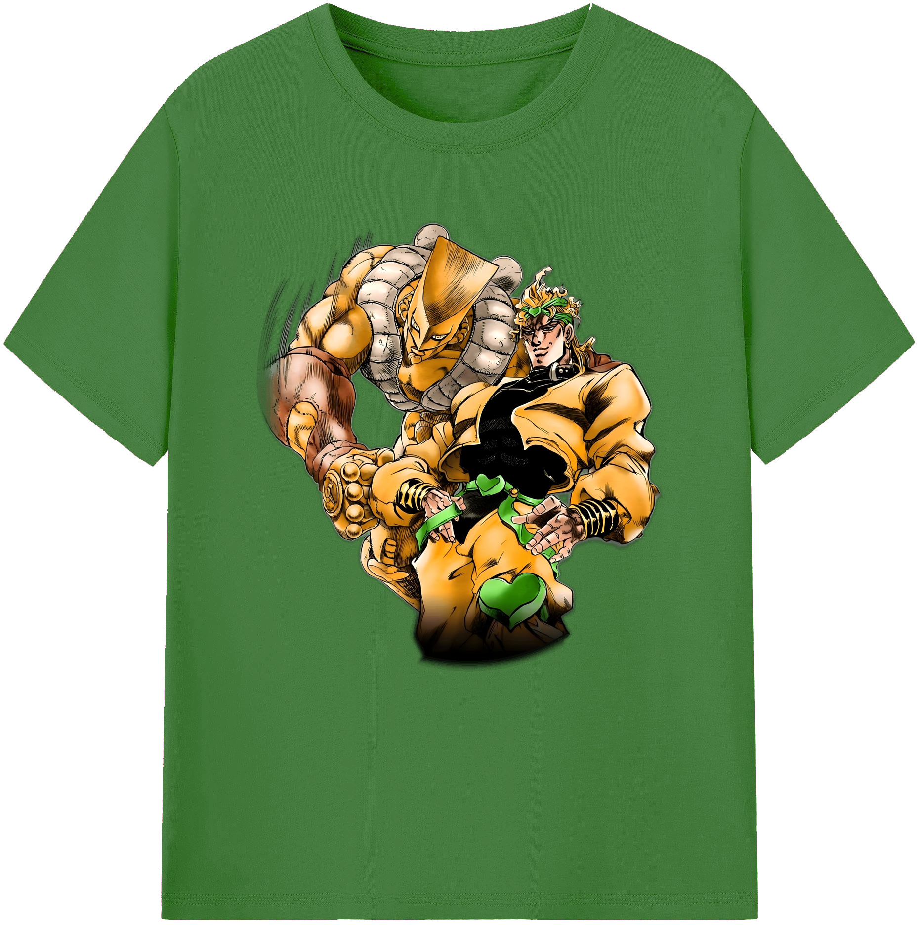 （画像用） ジョジョの奇妙な冒険 ディオ?ブランドー JoJo's Bizarre Adventure Dio Brando レディースカジュアルプリントTシャツ（綿100％）